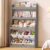 Pipleo 55″ H Kids Toy Storage Organizer with Bookshelf and 6 Removable Toy Bins, 5-Tier Toy Organizers with Stuffed Animal Storage for Nursery, Kids Room, Playroom, Bedroom (Gray)