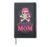 Pirate Mom Halloween Costume Skull Crossbones Eyepatch Gift Hardcover Journal, Black