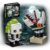 Pirolaxent Halloween Horror Figures Building Blocks Set Toy, Spooky Square Head Movie Action Figure Creative Collectible Bricks Kit, Present for Films Fans, Halloween Decoration Gifts for Kids Adults