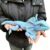 pisanapte Large 3D Printed Lizard – Articulated Poseable Dragon Toy (Blue)