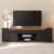 PIXOURA 71″ Modern LED TV Stand,Adjustable Shelves TV Stand with Storage