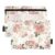 PJGINUIUA 3 Ring Binder Pencil Pouch 2 Pack Rose Vintage Floral Pencil Case