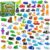 pkaoakyo 150 PCS 3D Printed Animals, Articulated Animal Figurines for Kids