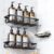 PKBD Shower Caddy, 3 Pack Shower Shelves for Bathroom, Dark black