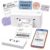 PKMHLXS Bluetooth Thermal Shipping Label Printer, 4×6 Wireless Thermal Label Printer for Small Business, Compatible with Android, iPhone, Windows & Mac, White