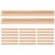 PLAFOPE 20pcs Wooden Domino Rack Holder with 19cm Base, Sturdy Wood Material and Multifunctional Design, Versatile Tile Holder for Home and School Use, Minimalist Style Domino Base Stand