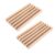 PLAFOPE 2pcs Wooden Domino Holder Rack for Domino Tiles and Playing Cards, Compact and Sturdy Storage Tray with Organized Design, for Outdoor Gatherings and Family Board Games