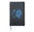 Planet Earth Silhouette Shirt Earth Day Gift 22 April 2018 Hardcover Journal, Black