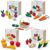 PlanToys® Wooden Fresh Produce & Farmers Market Play Food Set | Montessori Pretend Kitchen Bundle with Fruits, Vegetables, Basket & Sliceable Pieces | Eco Friendly Toy for Kids
