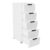 Plastic 5 Drawer Dresser, Tall Narrow Storage Tower on Wheels for Closet