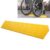 Plastic Anti-Slip Indoor Ramps with Wavy Stripes & Rounded Edges for Toy Cars, Trolleys(Yellow,9cm)