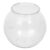 Plastic Bowl Terrarium Jar 18x18x16cm Unbreakable Decorative Planter