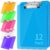 Plastic Clipboards 12 Pack, 6 Colors, Letter Size, Sturdy & Smooth Writing Surface, Low Profile Metal Clip, No Bend Clipboard for School Classroom Office