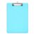 Plastic Clipboards, 8.5 x 11 Clipboard with Ruler, Letter Size Transparent Clipboard, Low Profile Clip Board with Hanging Loop for Nurse Students Teacher Classroom Office Supplies, Blue