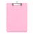 Plastic Clipboards, 8.5 x 11 Clipboard with Ruler, Letter Size Transparent Clipboard, Low Profile Clip Board with Hanging Loop for Nurse Students Teacher Classroom Office Supplies, Pink