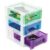 Plastic Desktop 3-Drawer Storage Organizer,Stackable Craft Drawer Storage Container For Art Craft Supplies,Office School Home