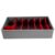 Plastic Divided Storage Five Compartment Cash Drawer Tray for Offices