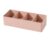 Plastic Drawer Organizer with Removable Dividers for Desk Bathroom Vanity (Lotus root pnnk,1 pack)