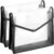 Plastic Expanding File Folders 2 Pack B5 File Folder Envelopes Letter Size Document Organizer Supplies with Closure for Classroom Office Black Horizontal