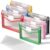 Plastic Expanding File Folders, Transparent Envelopes with Snap Closure, Large Capacity Document Organizer with Dividers and Tabs, Waterproof for Office, School, Home, Letter/A4 Size Colorful 6 Pack