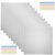 Plastic File Folders with Color Label Tabs 10 Sets X32cm Set