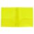 Plastic Folders with Pockets, 5 Pack 9×11 Inch Easy to Carry Colored Heavy Duty Durable 2 Pocket File Folders,Multifunctional Long Lasting Tear Resistant Folders for Home Office Business (Yellow)