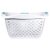 Plastic Laundry Basket 1.8 Bushel, White