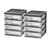 Plastic Mini Storage Drawers, Stackable 4-Drawer Desktop Organizer, 2 Pack