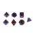Plastic Multi-Sided Dice Set for Tabletop RPG