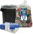 PLASTIC PRINCE 55 Gallon Trash Bags Made in USA Clear Heavy Duty Garbage Bags 38 x 58 1.2 Mil Leak Resistant Liners for 44-55 Gallon Trash Cans, Pack of 100