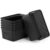 Plastic Storage Baskets 6 Pack Sturdy Storage Organizer Basket Woven Plastic Storage Bins for Shelves,Closet,Countertops, Desktops, Cabinets and Badrooms,Saving Storage, Stylish Design,Black