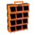 Plastic Storage Drawers – 12-Bin Screw Organizer – Craft Cabinet for Hardware, Crafting Supplies, or Toys – Garage Organization by Stalwart (Black)