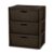 Plastic Storage Tower 3 Drawers, Removable Bins, Brown