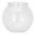 Plastic Terrarium Bowl 18.00×18.00×16.00cm Hydroponic Planter