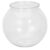 Plastic Terrarium Bowl Planter 18x18x16cm for Hydroponic Plants