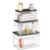 Plastic Trash Bag Holder Dispenser,Under Sink Organizer,Black lid 3P