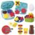 Play-Doh Crazy Waffle Cafe Playset, 8 Play Kitchen Accessories, Kids Arts & Crafts 3+