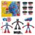 Play-Doh Marvel Hero Adventure Playset, 3 Marvel Action Figures with Wearable Tools, Black Panther, Captain America & Spider-Man Imagination Toys for Boys and Girls Ages 4 and Up