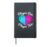 Player One Player Two Gaming Couple Theme Hardcover Journal, Black
