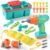 PLAY Kids Tool Set with 3-in-1 Toy Electric Drill & Portable Tool Box