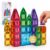 Playmags Mini Magnetic Tiles for Kids 27-Piece Set | Travel Magnetic Blocks | STEM Sensory Educational Toys | Portable Toddler Building Toys | Gift for Boys & Girls Ages 3