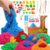 Play Sand Craft Kit Set for Boys & Girls 36p Sensory Bin No Mess Kids Toy