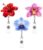 Plifal 3Pcs Cute Flower Nurse Badge Reel Holder Clip