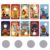 PLIGREAT 240 Pcs Circus Carnival Scratch Off Cards, Blank Gift Certificates with 240 Scratch Stickers DIY Carnival Party Cards for Small Business Party Favor Prizes, Cartoon Lion Elephant Pattern