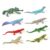 PLIIMONA 8PCS Plastic Lizards, Soft Plastic Reptile Toys for Party Favors Goodie Bags, Terrarium Decorations, Educational Science Project for Boys Girls