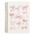 PLKMN Pink Bow Coquette Notebook Journal Gifts for Women Girls, Cute Preppy Girly Notebook, Pink Office Supplies Spiral Notebook 5.5×8.3 Inch
