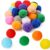Pllieay 30pcs 2.4 Inch Very Large Pom Poms, 15 Colors