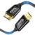 Plugable Mini HDMI to HDMI Cable 6.6FT, 4K 60Hz, Bi-Directional, HDMI 2.0