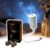 Plug and Play HD Galaxy Projector Night Light, 2-in-1 Galaxy Projector Night Light with 2 Replaceable Film Discs & 360° Rotating Design, USB Portable Starry Sky Nightlight for Room Decor (White)