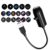 Plug and Play Star Projector Night Light – HD Glass Lens, 360° Flexible Neck, USB Powered, Interchangeable Theme Discs, Portable Galaxy Lamp for Bedroom, Home Theater, Car, or Travel (17 Slides)